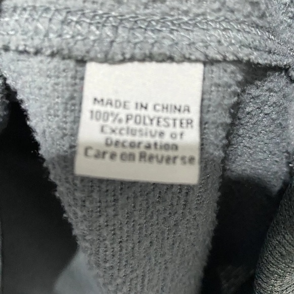 Campus O Oval Vest Mens XXL  Gray Vest OSU Ohio State Football Buckeyes Full Zip - Picture 8 of 10